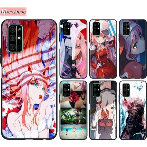 Black Cover Comics Darling in the Franxx for Huawei Honor 30 20S Pro 10i 9C 9A 9S 9X 8X 10 9 Lite 8 8A 7A Pro Lite Phone Case