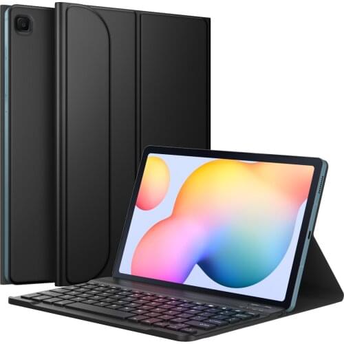 Keyboard Case for Samsung Galaxy Tab S6 Lite 2020,Magnetic Cover Shell Case with Removable Wireless Keyboard For Tab S6 Lite