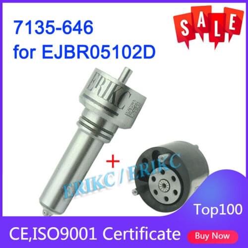 ERIKC EJBR05102D 28232251 Common Rail Injector Repair Kits Nozzle L381PBD Valve 9308-621C for DELPHI DACIA LOGAN