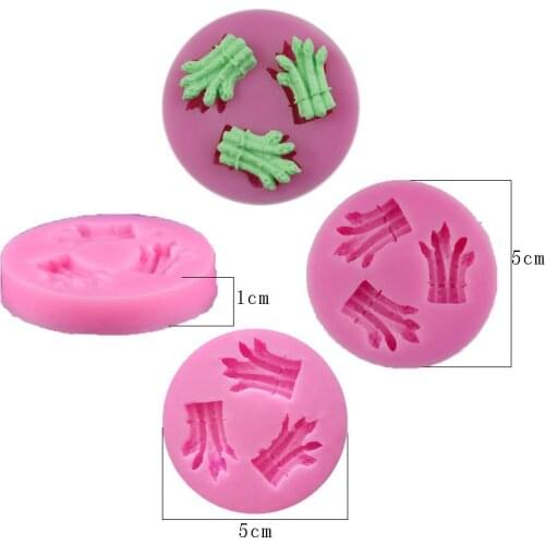 Vegetables fondant cake decorating tool silicone soap modelling mold cooking chocolate Jelly Candy craft paste mould