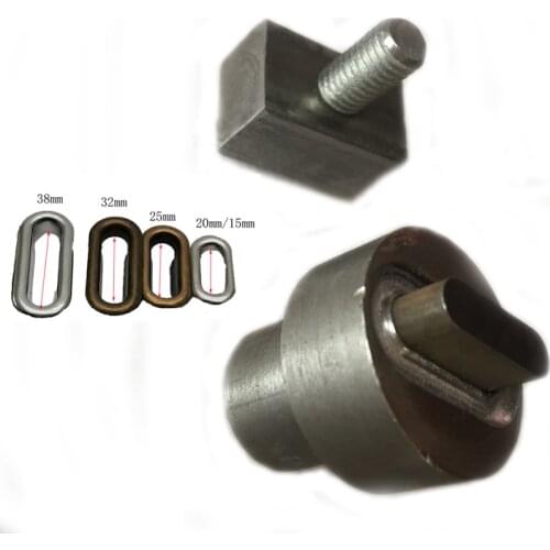 Oval Eyelet Grommet setter tool , oval Eyelet Punch Die Tool Set