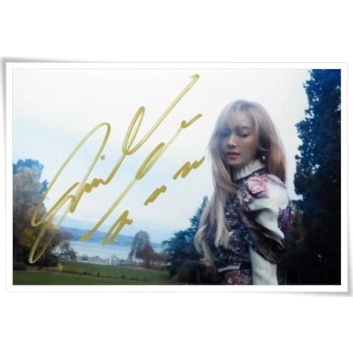 Jung Soo Yeon Jessica autographed signed photo Wonderland new korean 12.2016 A
