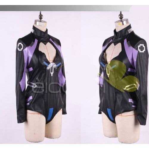 Game Hyperdimension Neptunia Netune Purple Heart Cosplay Costume Jumpsuit Costume Custom Made