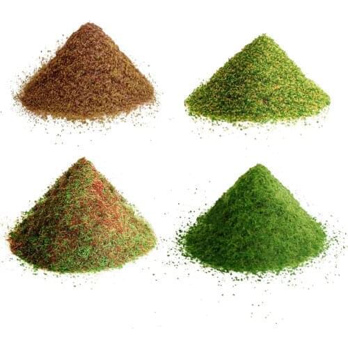 Static Grass Model Terrain Simulation Ground Powder Foliage for Railway Train Wargame Landscape Scenery Diorama Accessories