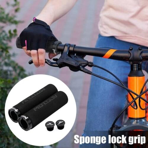 Soft Sponge Handle Grip Lock Bar End Cap Bicycle Locking Bike Accessories Portable Waterproof Cycling Elements for MOTSUV
