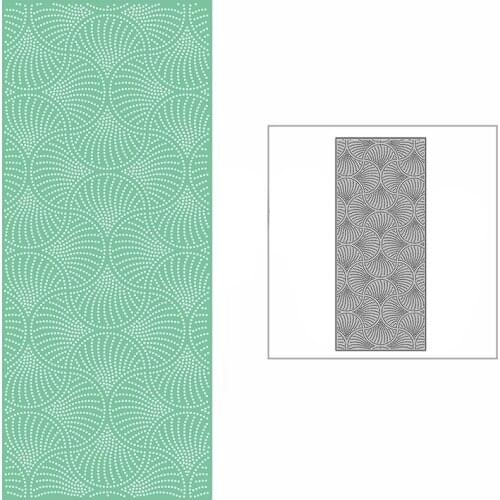 New Intersecting Sectors Slim Background Panel 2021 Metal Cutting Dies for Scrapbooking and Card Making Embossing Craft No Stamp