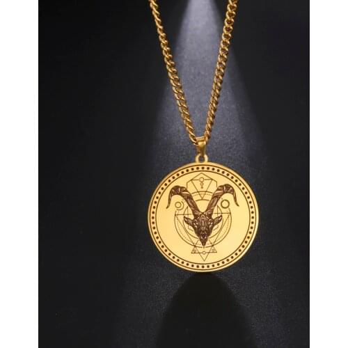 Stainless Steel Necklaces 12 Horoscope Zodiac Sign Silver Color Pendant Chain Aries Leo Constellation Men Women Friendship Gifts