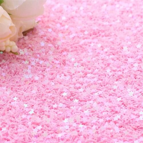 10g 3mm Sequins PVC Flat Five-pointed Star Loose Sequin Paillettes Sewing Craft DIY Scrapbooking Sewing Sequins Pink White