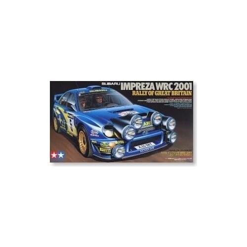 Tamiya Plastic Assembly Car Model 1/24 Scale Subaru Impreza WRC 2001 British Station Adult Collection DIY Assembly Kit 24250