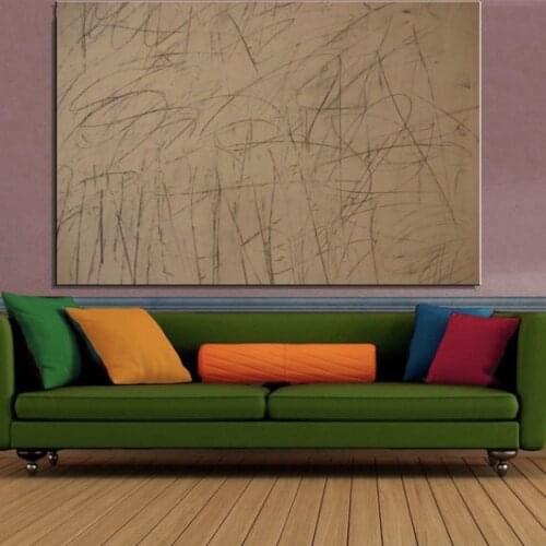 Hand painted Cy Twombly Still Life Classical oil Painting Drawing Wall Art Unframed Canvas Miniature Picture Brass Wall