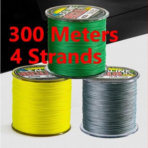 300M Different Sizes and Colours 4 Strands 4 Braid PE Line PE Thread Fishing Line