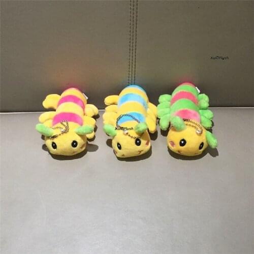 Cute 3Colors Choice - 15cm little worm Keychain Plush Stuffed TOY DOLL Figure , BAG Pendant Charm TOY