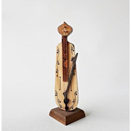 Modern Natural Tree Miniature Instrument Miniature Fiddle trinket baratija حلية орнаментальный