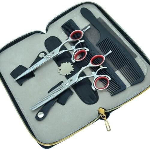 5.5" 6.0" Smith Chu Japan Steel Hair Thinning Scissors 360 Degree Barber Scissors Hairdresser Cutting Shears Salon Makas A0118C