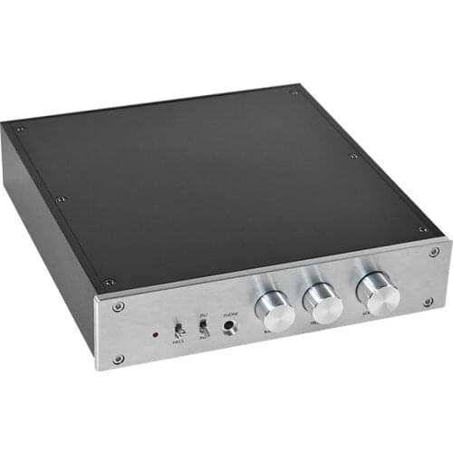 AIYIMA Tone Control Preamp HIFI Preamplifier Headphone Amplifier 2 Way Input Straight Through For Home Theater Sound System