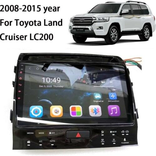 Car Android DVD Player For Toyota Land Cruiser LC200 V8 For Lexus LX570 2007~2015 VXR GXR Radio IPS Carplay GPS Navigation Media