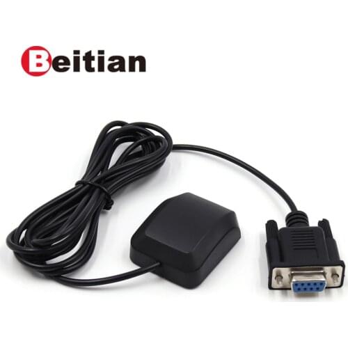 BEITIAN,5.0V RS232 DB9 female connector RS-232 GPS receiver,9600bps,NMEA-0183 protocol,4M FLASH,BS-71D