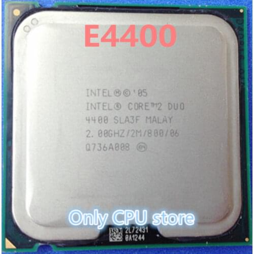 Free shipping E4400 For Intel Core 2 Duo Processor E4400 2M Cache, 2.00 GHz, 800 MHz FSB best quality