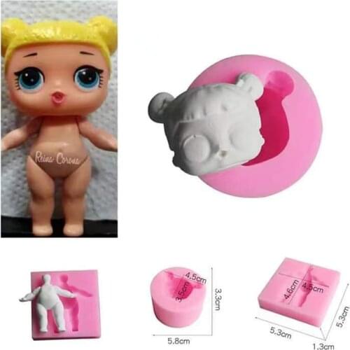 Body Shapd Mould Fondant Cake Molds Silicone Mold Sugar Candy Chocolate Gumpaste Mould Cake Decorating Tools