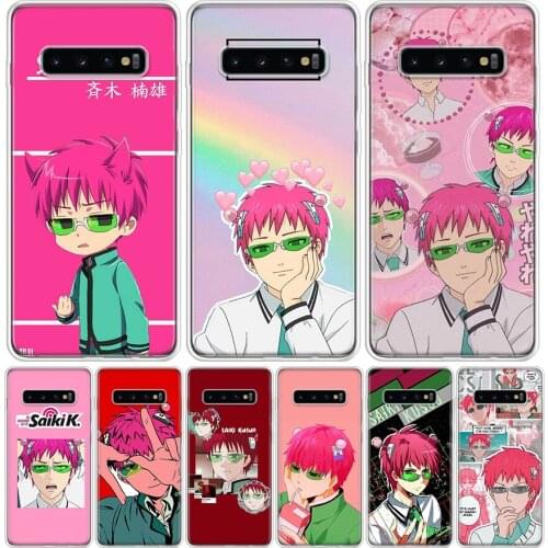 The Disastrous Life of Saiki K Kusuo Cover Phone Case For Samsung Galaxy S10 S20 Ultra Note 10 9 8 S9 S8 J4 J6 J8 + Lite Plus Pr