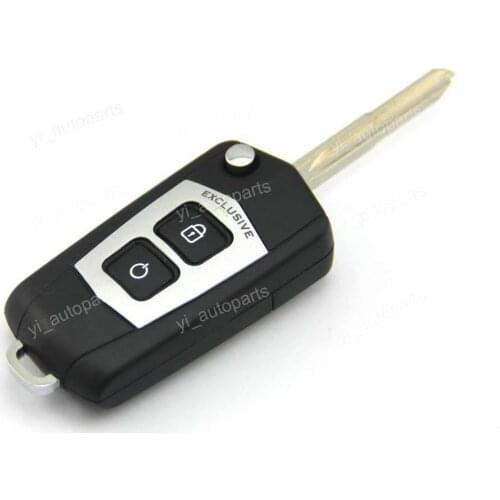 2 Buttons Remodel Remote Flip Folding Key Shell Case For Asia Kia Sportage 05-11