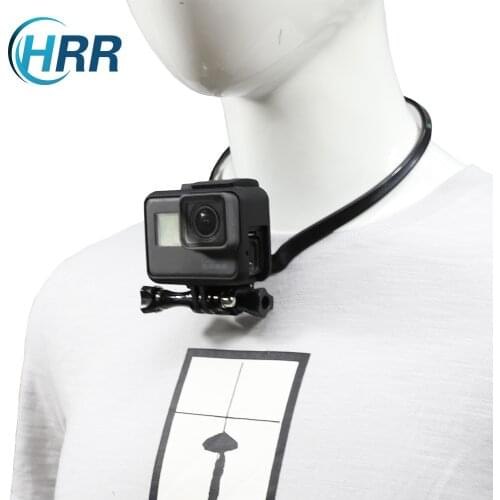 Selfie Neck Holder Mount for GoPro Hero 9 8 7 6 5 Blcak 4 Session EKEN AKASO SJCAM DJI OSMO Action Insta360 Camera Accessories