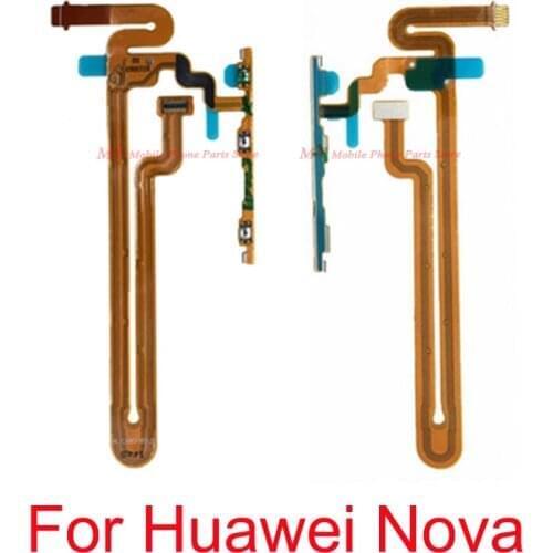 For Huawei Nova Power and Volume Side Key Buttons Flex Cable Ribbon Spare Part Volume Power ON OFF Switch Side Button Flex