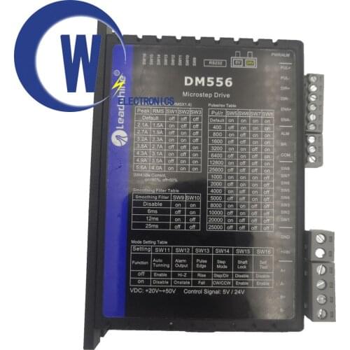 DM556（V3.0）two-phase stepper motor driver 42/57 stepper motor controller DC24V-50V17 / 23 DC stepper motor driver