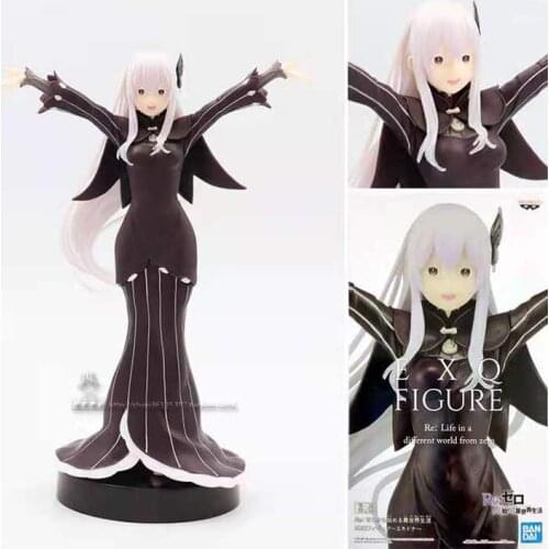 Original Banpresto Re:Zero Starting Life In Another World- EXQ FIGURE ECHIDNA Action Figure Toys Model Figurals Brinquedos
