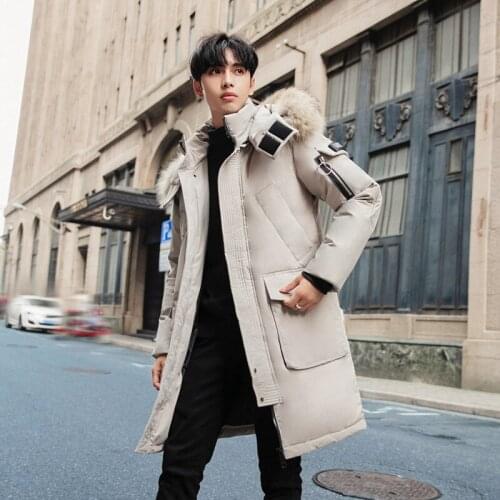 JXKHOMN Men's Long Down Jackets
