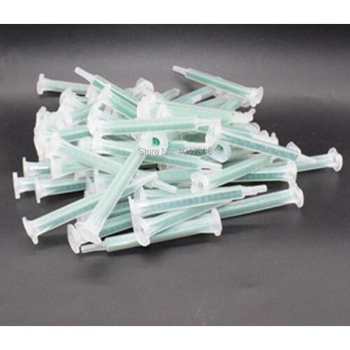250pcs 1:1 Adhesive Gun Applicator Static Mixer Resin Epoxy Mixing Nozzle 2-part AB Glue Adhesive Cartridges Mixing Nozzles
