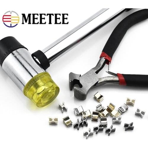 Meetee 5# Nylon Zipper Repair Kit Replacement Zippers Installation Tools for Bags Tents Luggage Quilt Cover Zip Pull Tab Sewing