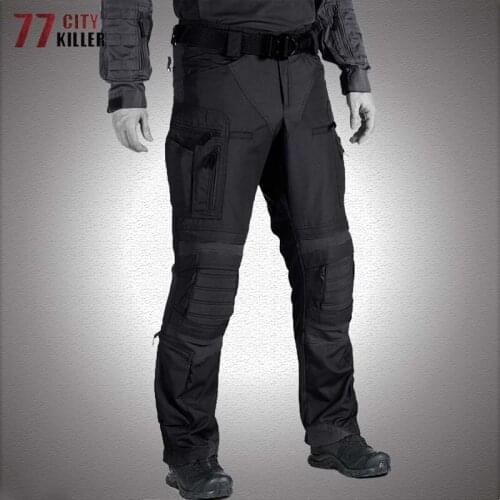 Waterproof Tactical Pants Men Military Wear Resistant SWAT Combat Cargo Trousers Men US Army Multi-pocket Paintball Work Joggers