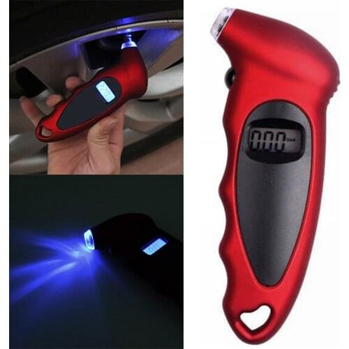 Newest ortable Digital LCD Tire Tyre Air Pressure Gauge Tester Tool Car Motorcycle