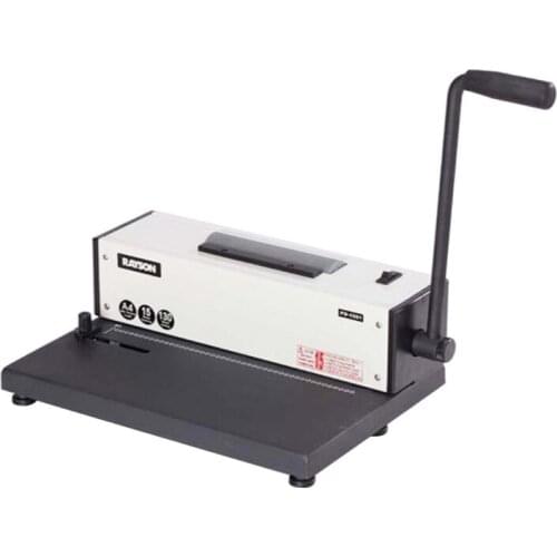 Electric single-coil threaded ring A4 super thick desk calendar perforated snake ring binding machine