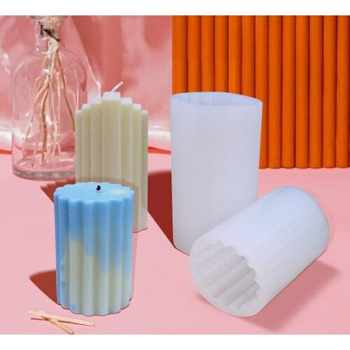 Candle Silicone Stencil Easy to Clean DIY Creatives Template For DIY Candle Fondant Soap Chocolate TS2