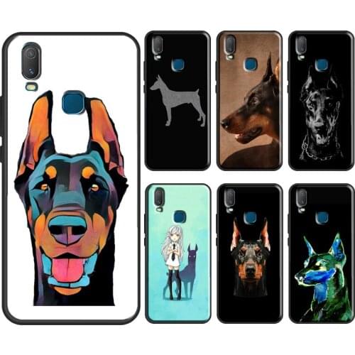 Doberman Pinscher Dog Cover For Vivo V20 SE Y11 2019 Y1S Y12 Y17 Y30 Y50 Y81 Y91C V11 Y20 i V17 Neo Phone Case
