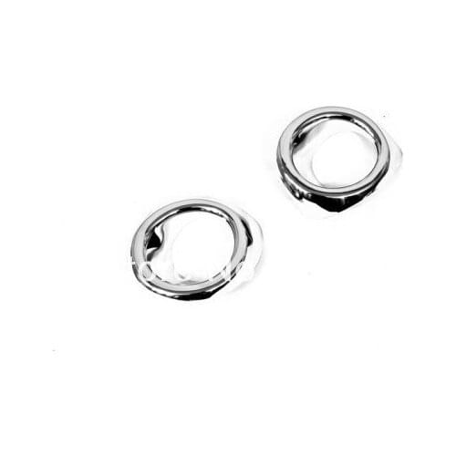 Car Styling Chrome Rear Fog Light Trim For Toyota Highlander 2008-2012