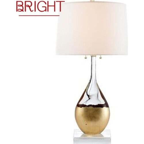 BRIGHT Simple Table Desk Lamp Contemporary Creative LED Light for Home Living Bed Room Decoration