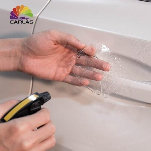 4Pcs Universal Invisible Car Door Handle Scratches Automobile Protective Protector Films Handle Protection sticker car styling