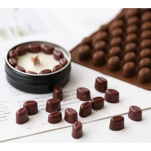 High Quality Silicone Mini Coffee Beans Chocolate Candy Candy Mold Handmade Cake Decoration Mold