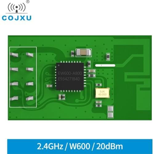 WI-FI Digital Transmission Module W600 20dBm 2.4GHz rf wifi module support AT command Compatible with esp8266 cojxu E103-W05A