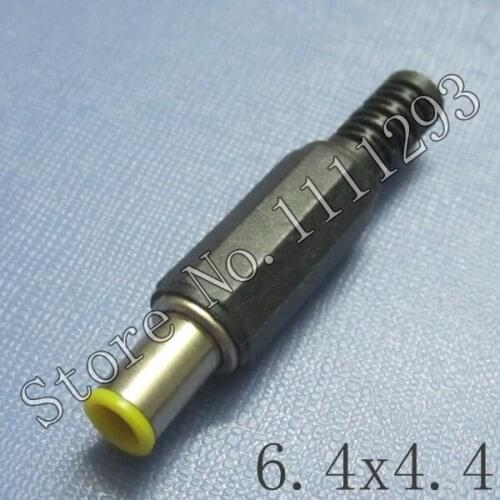 10pcs/lot 6.4x4.4 mm DC Power Male Plug Jack Adapter Connector for Sony Laptop