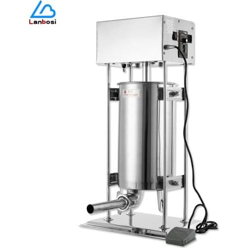 15L Commercial Electric Stainless Steel Sausage Filling Machine Hot Dog Filling Machine Automatic Sausage Filling Machine