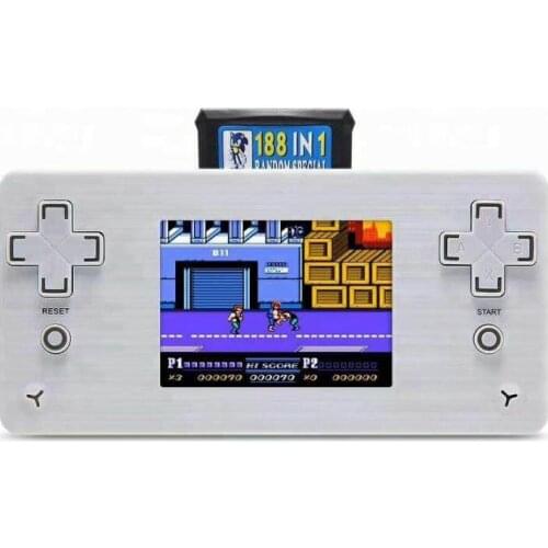 2.8'' Retro Portable 8 Bit PMP Station 6000 TV Family Handheld Video Game Console Players Built-in 500 Classic Games 2pcs Cards