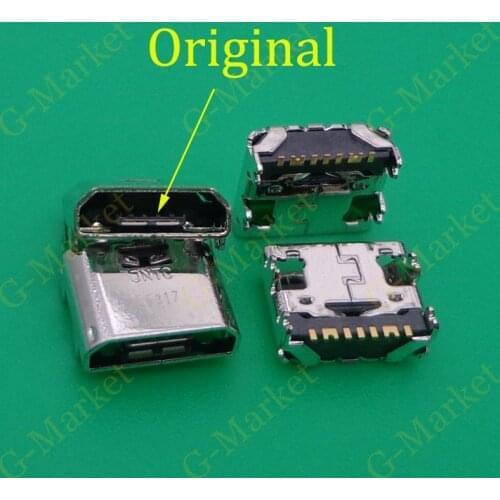 50pcs micro mini USB Charging Port socket Connector Jack dock plug pcb For Samsung Galaxy Tab A T280 T285 T580 T585 A7 T375