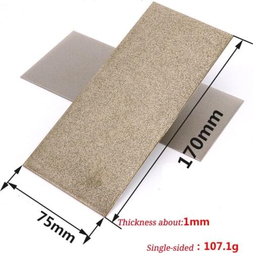 Diamond Knife Sharpening Stone 1000 600 400 Grit Kitchen Knife Sharpening Plate Whetstone GrindStone Grinder Tool Honing Set