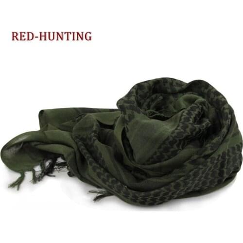 Army Military Tactical Keffiyeh Shemagh Desert Arab Scarf Shawl Neck Cover Head Wrap Hiking Airsoft Shooting Accessories