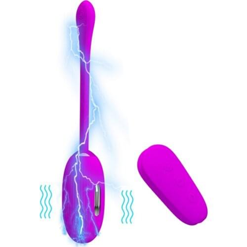 Electro Sex Shock Toys Vagina G-Spot Vibrating Jump Eggs Orgasm Female Masturbator Electric Shock Pulse Clitoral Vibrator Women