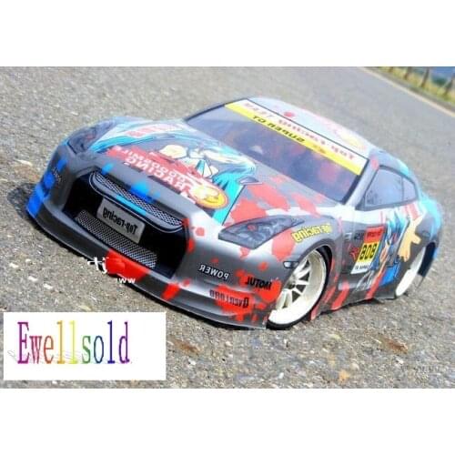 Ewellsold 1/10 remove control car 1/10 PVC Body Shell width:190mm No:S037